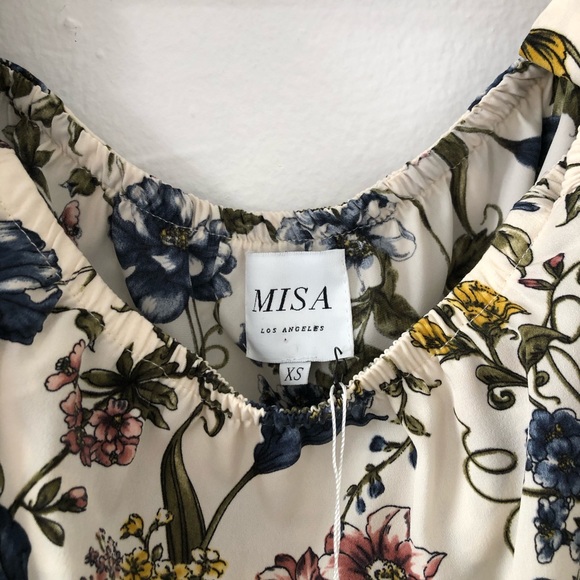 MISA Los Angeles | Floral Crop Top - Picture 12 of 12